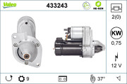 433243 Startér VALEO RE-GEN REMANUFACTURED VALEO