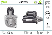 433289 Startér VALEO RE-GEN REMANUFACTURED VALEO