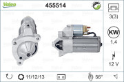 455514 Startér VALEO RE-GEN REMANUFACTURED VALEO