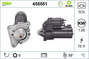 455551 Startér VALEO RE-GEN REMANUFACTURED VALEO