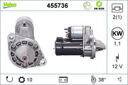 455736 Startér VALEO RE-GEN REMANUFACTURED VALEO