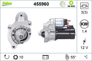 455960 Startér VALEO RE-GEN REMANUFACTURED VALEO