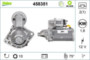 458351 Startér VALEO RE-GEN REMANUFACTURED VALEO