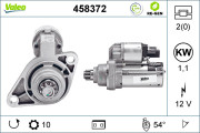 458372 Startér VALEO RE-GEN REMANUFACTURED VALEO