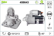 458643 Startér VALEO RE-GEN REMANUFACTURED VALEO