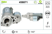 458871 Startér VALEO RE-GEN REMANUFACTURED VALEO