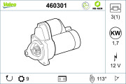 460301 Startér VALEO RE-GEN REMANUFACTURED VALEO