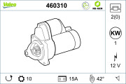 460310 Startér VALEO RE-GEN REMANUFACTURED VALEO