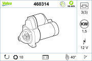 460314 Startér VALEO RE-GEN REMANUFACTURED VALEO