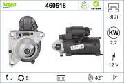 460518 Startér VALEO RE-GEN REMANUFACTURED VALEO