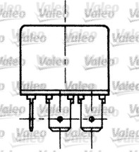 643818 VALEO relé pracovného prúdu 643818 VALEO