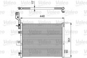 814084 Kondenzátor, klimatizace VALEO