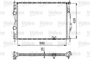 735116 Chladič, chlazení motoru VALEO