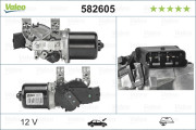 582605 Motor stěračů ORIGINAL PART VALEO