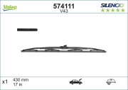 574111 List stěrače SILENCIO CONVENTIONAL SINGLE VALEO