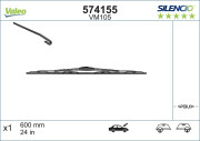 574155 List stěrače SILENCIO CONVENTIONAL SINGLE VALEO