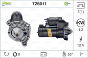 726011 Startér REMANUFACTURED CLASSIC VALEO