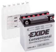 12N9-4B-1 EXIDE Motobaterie 12N9-4B-1 / 12V / 9Ah / 85A (Bike Conventional) | 12N9-4B-1 EXIDE