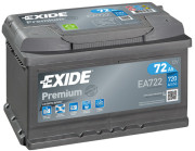 EA722 startovací baterie PREMIUM *** EXIDE