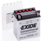 EB10L-B2 EXIDE Motobaterie YB10L-B2 / 12V / 11Ah / 130A (Bike Conventional) | EB10L-B2 EXIDE