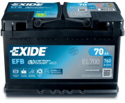 EL700 startovací baterie EFB EXIDE