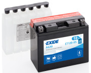 ET12B-BS EXIDE Motobaterie YT12B-BS / 12V / 10Ah / 160A (Bike AGM) | ET12B-BS EXIDE