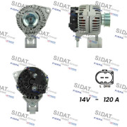 A12BH1021 SIDAT alternátor A12BH1021 SIDAT