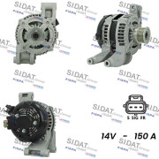 A12DE0155A2 generátor SIDAT