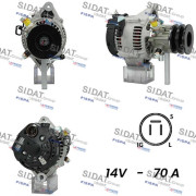 A12DE0725A2 generátor SIDAT