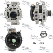 A12DE1222A2 SIDAT alternátor A12DE1222A2 SIDAT