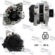 A12HY0166A2 SIDAT alternátor A12HY0166A2 SIDAT