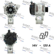 A12VA0662A2 SIDAT alternátor A12VA0662A2 SIDAT