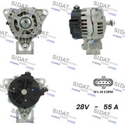 A24BH0041A2 SIDAT alternátor A24BH0041A2 SIDAT