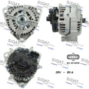 A24BH0093 SIDAT alternátor A24BH0093 SIDAT