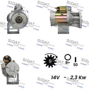 S12HT0539A2 Startér SIDAT