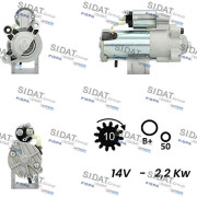 S12VS0481A2 Startér SIDAT