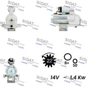 S12VS0695A2 Startér SIDAT