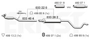 033220 Střední tlumič výfuku Set ERNST