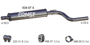 034074 Střední tlumič výfuku ERNST