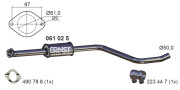 061025 Střední tlumič výfuku ERNST