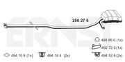 250276 Zadní tlumič výfuku ERNST