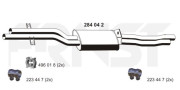 284042 Střední tlumič výfuku ERNST