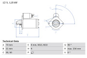 0 986 021 230 BOSCH żtartér 0 986 021 230 BOSCH