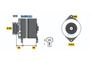 0 986 035 431 generátor BOSCH