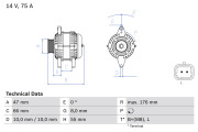 0 986 042 191 generátor BOSCH