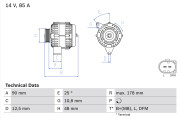 0 986 042 470 generátor BOSCH