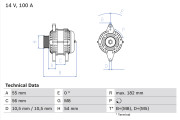 0 986 042 740 generátor BOSCH