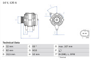 0 986 043 690 generátor BOSCH