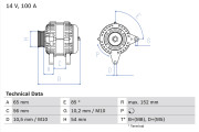 0 986 047 270 generátor BOSCH