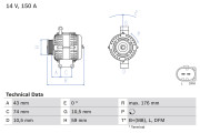 0 986 047 910 generátor BOSCH